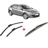 Cumpara ieftin Set 3 stergatoare RENAULT MEGANE III Grandtour (KZ0/1) 2008-2016, parbriz si luneta, Bosch Twin