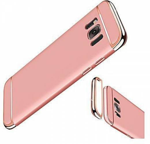 Pachet husa Samsung Galaxy S8+ Luxury Rose-Gold Plated folie de sticla gratis