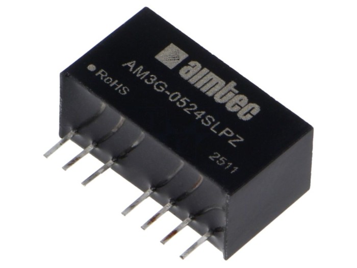 Convertor DC/DC 3W 4,5-9V input 24V output AIMTEC