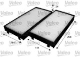 VALEO 715583 VALEO ESSENTIAL Filtru, aer habitaclu