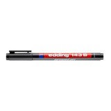Marker permanent Edding 143 OHP, varf 3 mm, negru