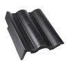 Tigla laterala stanga BMI Bramac, Romana, antracit, suprafata Novo, 330 x 420 mm