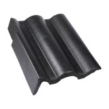 Tigla laterala stanga BMI Bramac, Romana, antracit, suprafata Novo, 330 x 420 mm