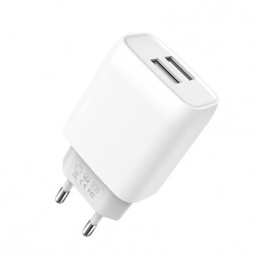 INCARCATOR RETEA USB, XO-L57, 2 X USB, 2.4A, ALB, BLISTER foto