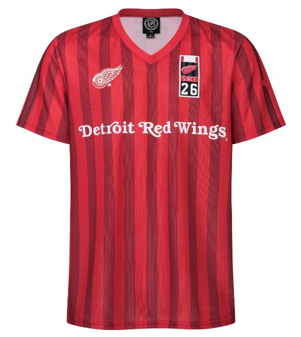 Detroit Red Wings tricou de bărbați Soccer Style Jersey - XL