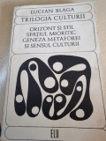 Trilogia Culturii. Orizont si stil, Spatiul Mioritic, Geneza metaforei si sensul culturii - Lucian Blaga