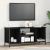 VidaXL Dulap TV Stejar negru 102 x 35 x 45 cm Lemn compozit 873885