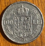 100 LEI 1936 / MONEDA DIN POZE