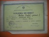 HOPCT DIPLOMA PREMIUL I SCOLAR-1966 -NR 85 RSR MINISTERUL INVATAMINTULUI