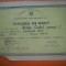 HOPCT DIPLOMA PREMIUL I SCOLAR-1966 -NR 85 RSR MINISTERUL INVATAMINTULUI