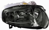 Far Alfa Romeo 147 (937) 10.2000-10.2004 electric, tip bec H1+H7+H7, fara motoras, omologare ECE, rama reflector negru, 60698927, Stanga