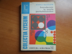 Introducere in teoria probabilitatilor &amp;amp;#8211; Rodica Trandafir foto