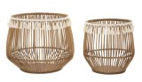 Mauro Ferretti Set 2 Bucati Cosuri Fuji cm &Oslash; 47X39,5-34X36,5 | Aosom Romania