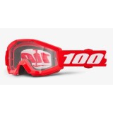 Ochelari cross/enduro copii 100% Strata rosu/alb