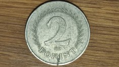 Ungaria comunista - moneda de colectie raruta - 2 forint 1962 - greu de gasit !