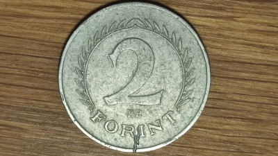 Ungaria comunista - moneda de colectie raruta - 2 forint 1962 - greu de gasit ! foto