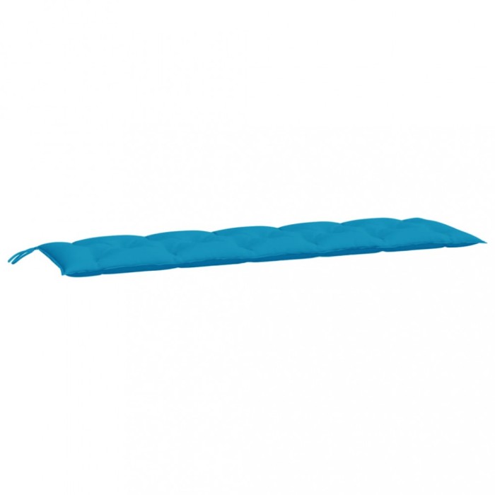Perna de banca, albastru deschis, 180x50x7 cm, material oxford