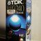 caseta VHS marca TDK model E-HG240 - (240 min /GERMANY) - Noua/Sigilata/Rara