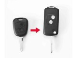 Carcasa Cheie Briceag Peugeot 206 2 butoane transformat AutoProtect KeyCars, Oem