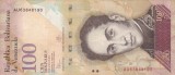 VENEZUELA 100 bolivares 23 iunie 2015 VF+++!!!