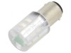 Lampa de control LED verde 230V BA15D T20
