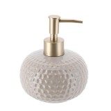 Dispenser Săpun Ceramică Bila 440Ml &ndash; Crem