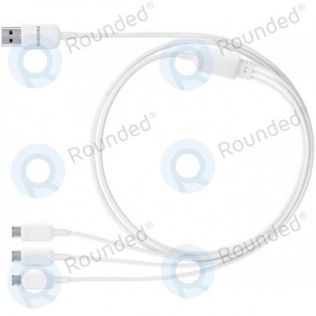 Samsung Multi cablu de &amp;icirc;ncărcare 3in1 Micro USB alb ET-TG900UWEGWW foto