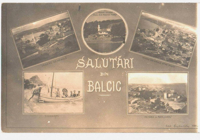 SV * Salutari din BALCIC * Carte Postala tip foto MULTIPLA (x 5) * 1931