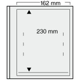 Set 5 folii pentru timbre, D-Blank Special 720PA, cu 1 buzunar de 230 x 162 mm