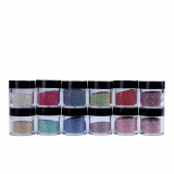 Cumpara ieftin Sclipici Pentru Unghii Caviar Set 12, Miley