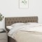 vidaXL Tăblii de pat, 2 buc, gri taupe, 72x7x78/88 cm, textil 346344