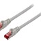 Cablu Patch S/FTP Cat6 Cu LSZH Gri 3m