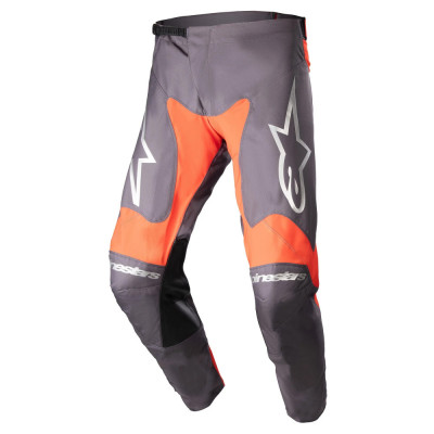 Pantaloni Moto Alpinestars 2023 Racer Hoen Pants, Negru/Portocaliu, Marime 34 foto