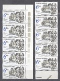 Czechoslovakia 1992 War 6Kc x 10 in blocks MNH S.628, Nestampilat