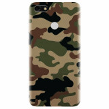 Husa silicon pentru Huawei Y6 Pro 2017, Camuflaj