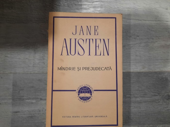 Mandrie si prejudecata de Jane Austen