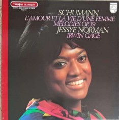 Disc vinil, LP. L&#039;Amour Et La Vie D&#039;une Femme - Melodies Op.39-Schumann, Jessye Norman, Irwin Gage-242153