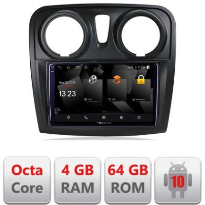 Navigatie Dacia Sandero Logan Lodgy 2012-2020 5510-sandero Android Octa Core 720p 4+64 DSP 360 camera carplay android auto CarStore Technology foto