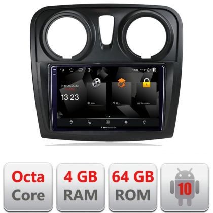 Navigatie Dacia Sandero Logan Lodgy 2012-2020 5510-sandero Android Octa Core 720p 4+64 DSP 360 camera carplay android auto CarStore Technology