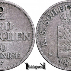 1848 F, 2 Neugroschen / 20 Pfennige - Regatul Saxoniei