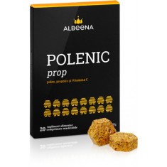 Polenic Prop- comprimate masticabile cu polen, propolis si Vitamina C 20buc foto