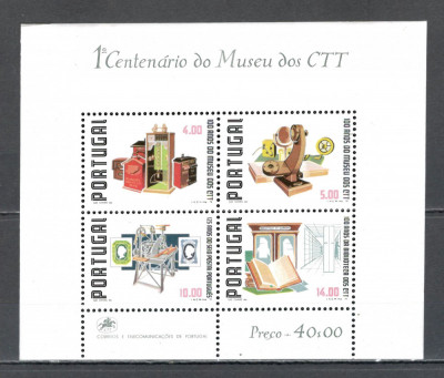 Portugalia.1978 100 ani Muzeul Postei-Bl. SP.39 foto