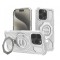 Husa pentru Apple iPhone 15 Pro Max, Techsuit, Carbon Shield Pro, Alba