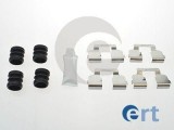 Set accesorii placute frana Dacia Logan LS 04-; Sandero 08-; Renault Clio II BB CB 98-16; Megane I BA0/1 95-04; Twingo II CN0 07-, montare Fata, ERT