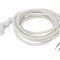 Cablu Alb 3m 2x1mm2 CEE 7/17 16A 250V