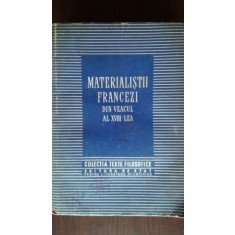 Materialistii francezi din veacul al XVIII-lea