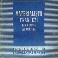 Materialistii francezi din veacul al XVIII-lea