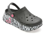 Papuci SKECHERS negri, MAX CUSHIONING FOAMIES, din pvc