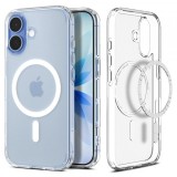 Husa MagSafe pentru Apple iPhone 17, Spigen, Ultra Hybrid, Alba Satinata