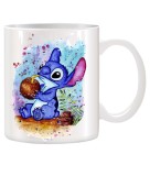 Cana alba personalizata Lilo &amp; Stitch, INOVATIX&reg;. 330ml, Oem